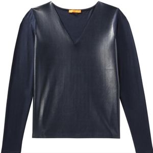 Joe Fresh Faux Leather Top
